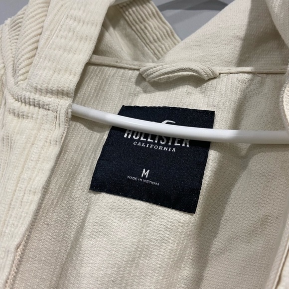 Hooded corduroy light jacket - Picture 5 of 6